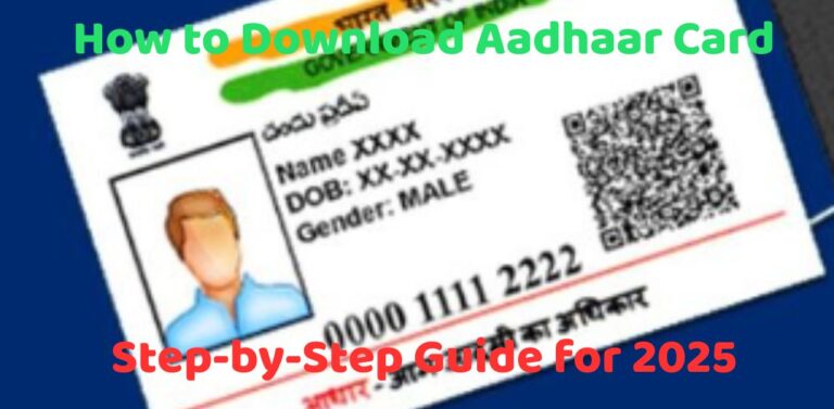 How to Download Aadhaar Card