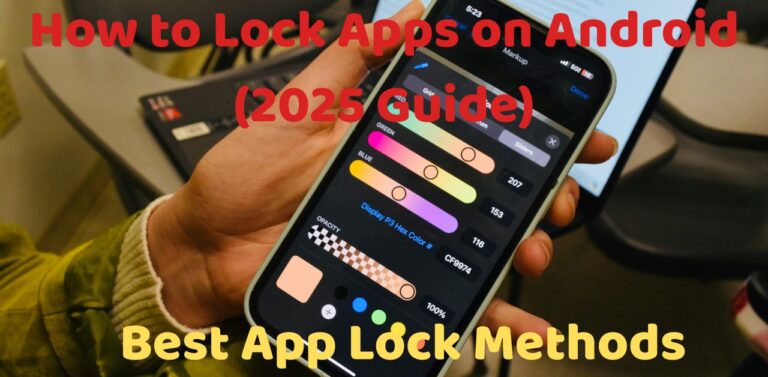 How to Lock Apps on Android