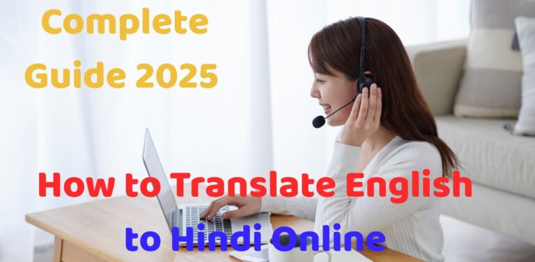 Translate English to Hindi Online